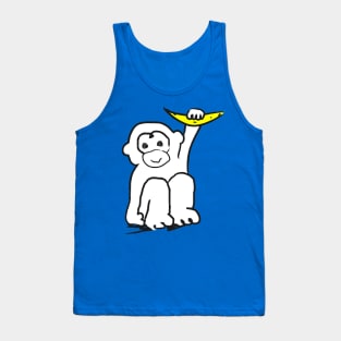 A cute little monkey with a banana in his hand! Tank Top